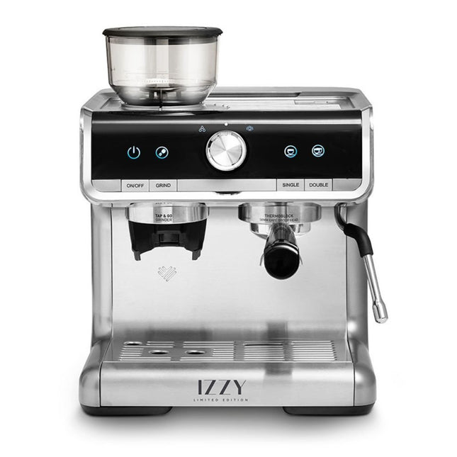 IZZY 2σε1 Αυτόματη Μηχανή Espresso & Μύλος Άλεσης Καφέ IZ-6007 (LIMITED EDITION)