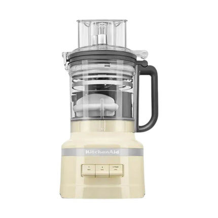 KitchenAid Πολυκόπτης Τροφίμων 400W 3,1L με 3 Φωτιζόμενο Χειριστήρια και Αρθωτό Καπάκι 5KFP1319BAC Almond Cream