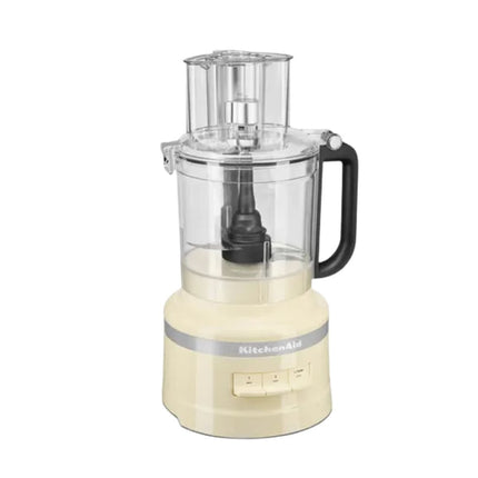 KitchenAid Πολυκόπτης Τροφίμων 400W 3,1L με 3 Φωτιζόμενο Χειριστήρια και Αρθωτό Καπάκι 5KFP1319BAC Almond Cream