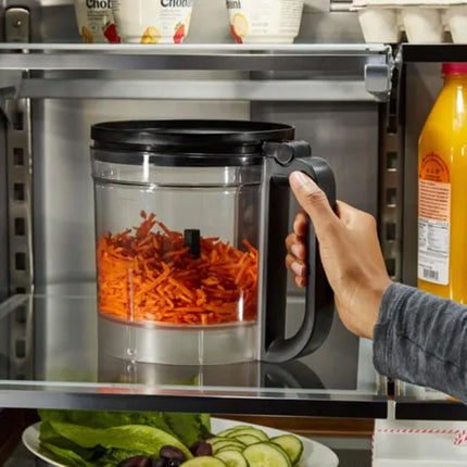 KitchenAid Πολυκόφτης 400W 3.1L με Ρυθμιζόμενο Δίσκο ExactSlice και Αποθήκευση Εξαρτημάτων στο Μπολ 5KFP1319BBM Matte Black