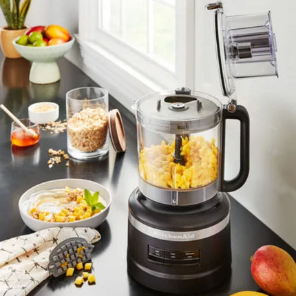 KitchenAid Πολυκόφτης 400W 3.1L με Ρυθμιζόμενο Δίσκο ExactSlice και Αποθήκευση Εξαρτημάτων στο Μπολ 5KFP1319BBM Matte Black