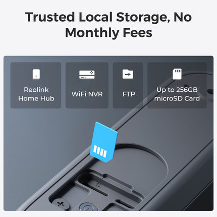 REOLINK Κουδούνι Πόρτας Μπαταρίας με Κάμερα 4MP, 2K Ανάλυση, Dual-Band Wi-Fi, AI Ανίχνευση Προσώπου/Οχήματος/Πακέτου & Chime, Αδιάβροχη & 64GB microSD