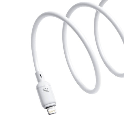 Baseus Cable Lightning to USB-C Silky Series 2.0m White