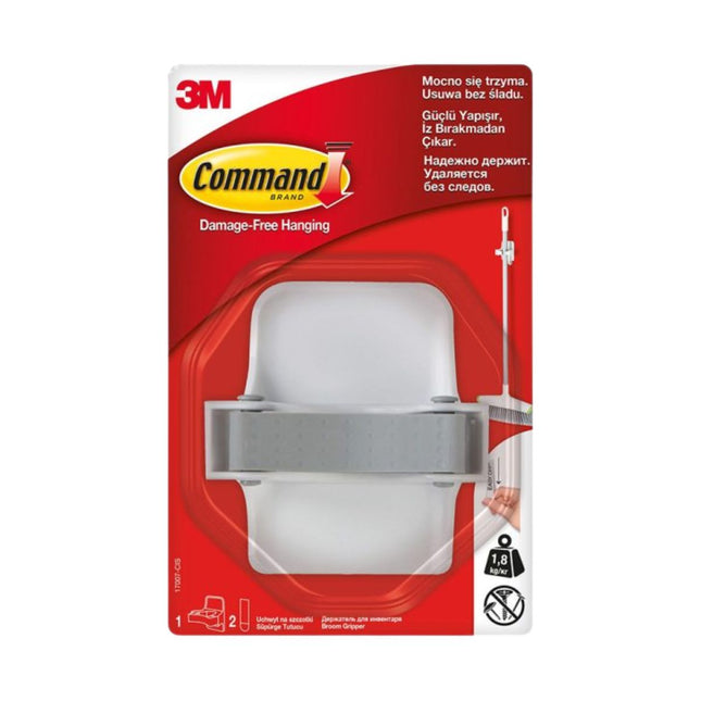 3M Command Λευκό Στήριγμα Σκούπας έως 1.8kg 3M-17007CIS 3M-17007CIS Λευκό