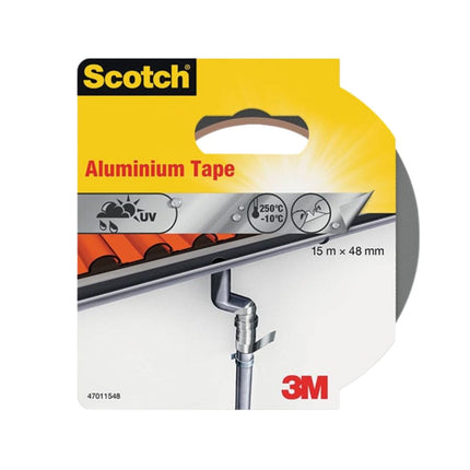 3M Scotch Αλουμινοταινία Στεγανοποίησης και Επισκευών 48mm×15m 3M-4701/48X15