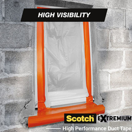 3M Scotch Κολλητική Ταινία Υψηλής Ορατότητας 48mm×25 m 3M-696921 Πορτοκαλί