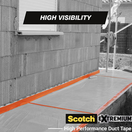 3M Scotch Κολλητική Ταινία Υψηλής Ορατότητας 48mm×25 m 3M-696921 Πορτοκαλί