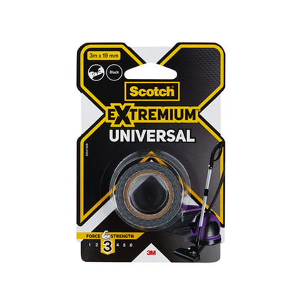 3M Scotch Extremium Κολλητική Ταινία Γενικής Χρήσης 19 mm × 3 m 3M-2904193B Μαύρο