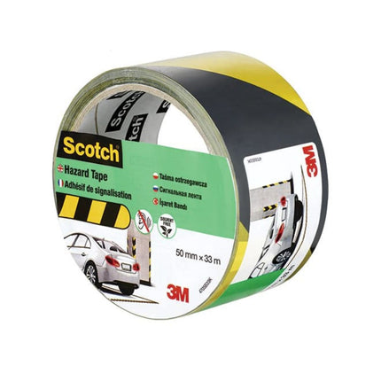 3M Scotch Ταινία Σήμανσης Κινδύνου 3M-160985 Μαύρο/Κίτρινο