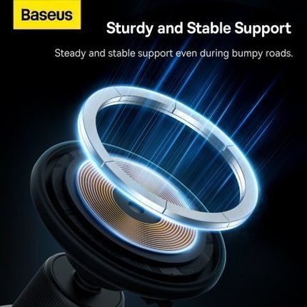 Baseus Car Charger Wireless AirVent Magnetic CW01 15W  Black