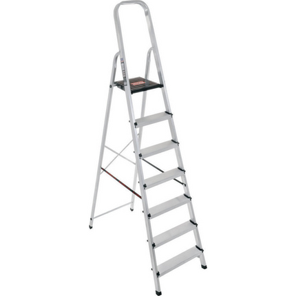 Palbest Hobby Σκάλα Αλουμινίου με 6+1 Σκαλοπάτια 221cm
