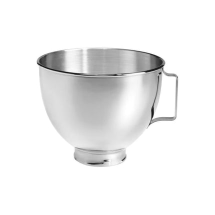 KitchenAid Ανοξείδωτο Μπολ Ανάμειξης 4.3L με Λαβή για Μίξερ Tilt-Head 5K45SBWH