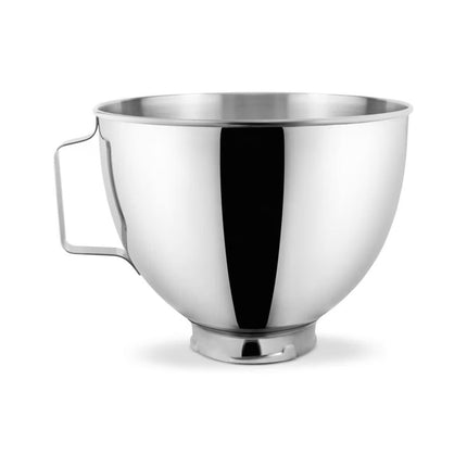 KitchenAid Ανοξείδωτο Μπολ Ανάμειξης 4.3L με Λαβή για Μίξερ Tilt-Head 5K45SBWH