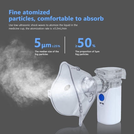 Αθόρυβος Φορητός Νεφελοποιητής για Παιδιά και Ενήλικες Χωρητικότητας έως 12ml