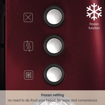 Morphy Richards Evoke 224408 Φρυγανιέρα 2 Θέσεων 900W Κόκκινη