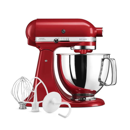 KitchenAid Artisan Μίξερ Tilt-Head 4.7L 300W με 10 Ταχύτητες και Ανοξείδωτο Μπολ 5KSM125BER Empire Red