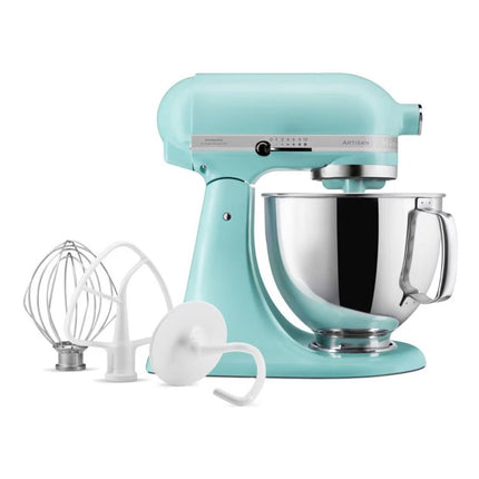 KitchenAid Artisan Μίξερ Tilt-Head 4.7L 300W με Πλανητική Κίνηση, 10 Ταχύτητες και Ανοξείδωτο Μπολ 5KSM125BMI Mineral Water
