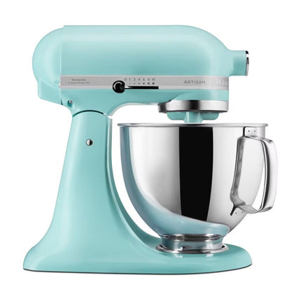 KitchenAid Artisan Μίξερ Tilt-Head 4.7L 300W με Πλανητική Κίνηση, 10 Ταχύτητες και Ανοξείδωτο Μπολ 5KSM125BMI Mineral Water