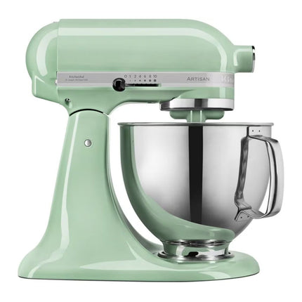 KitchenAid Artisan Μίξερ Tilt-Head 4.7L 300W με Πλανητική Κίνηση, 10 Ταχύτητες και Ανοξείδωτο Μπολ 5KSM125BPT Pistachio
