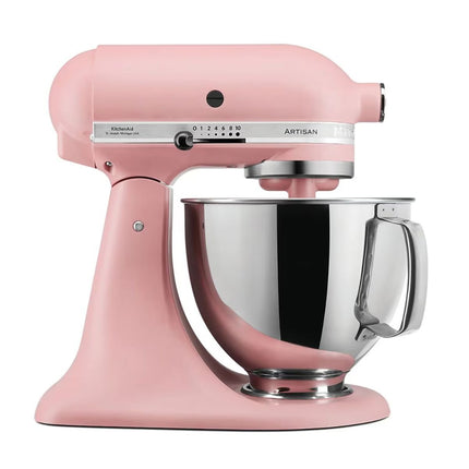 KitchenAid Artisan Μίξερ Tilt-Head 4.8L 300W με 2 Ανοξείδωτα Μπολ και Extra Αξεσουάρ 5KSM175PSBDR Dried Rose