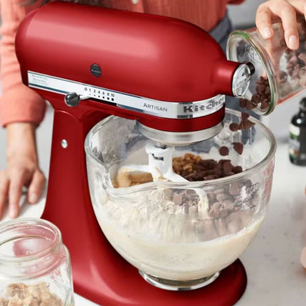 KitchenAid Artisan Μίξερ Tilt-Head 4.8L 300W με 2 Ανοξείδωτα Μπολ και Extra Αξεσουάρ 5KSM175PSBER Empire Red