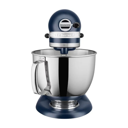KitchenAid Artisan Μίξερ Tilt-Head 4.8L 300W με 2 Ανοξείδωτα Μπολ και Extra Αξεσουάρ 5KSM175PSBIB Ink Blue