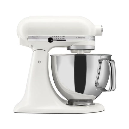 KitchenAid Artisan Μίξερ Tilt-Head 4.8L 300W με 2 Ανοξείδωτα Μπολ και Extra Αξεσουάρ 5KSM175PSBPL Porcelain White