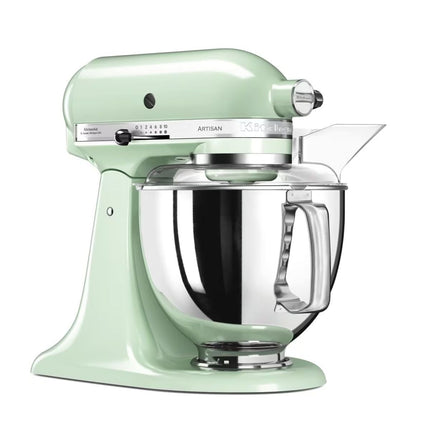 KitchenAid Artisan Μίξερ Tilt-Head 4.8L 300W με 2 Ανοξείδωτα Μπολ και Extra Αξεσουάρ 5KSM175PSBPT Pistachio