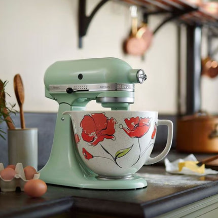 KitchenAid Artisan Μίξερ Tilt-Head 4.8L 300W με 2 Ανοξείδωτα Μπολ και Extra Αξεσουάρ 5KSM175PSBPT Pistachio