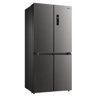 Midea Ψυγείο 4 Πορτών 515L Inverter Total No Frost με Wi-Fi, Platinum Fresh+ & Smart Cooling, MDRM691FIC45 Dark Inox