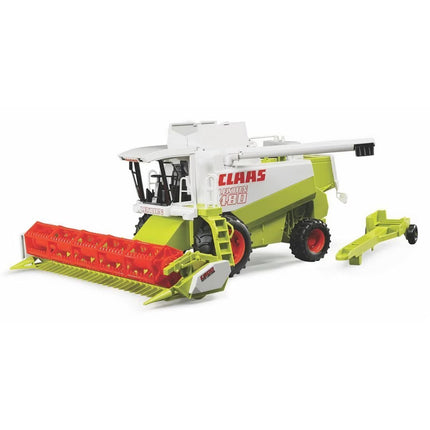 BRUDER 02120  CLAAS LEXION 480 Θεριζοαλωνιστική Μηχανή με Κινητό Αποσπώμενο Σύστημα Κοπής, Ανασηκούμενο Ψιλοκοπτικό, Περιστρεφόμενος Αγωγός & Μαλακά Ελαστικά