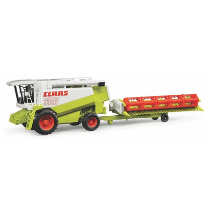 BRUDER 02120  CLAAS LEXION 480 Θεριζοαλωνιστική Μηχανή με Κινητό Αποσπώμενο Σύστημα Κοπής, Ανασηκούμενο Ψιλοκοπτικό, Περιστρεφόμενος Αγωγός & Μαλακά Ελαστικά