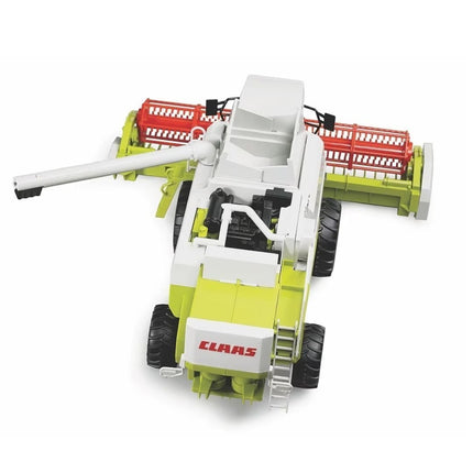 BRUDER 02120  CLAAS LEXION 480 Θεριζοαλωνιστική Μηχανή με Κινητό Αποσπώμενο Σύστημα Κοπής, Ανασηκούμενο Ψιλοκοπτικό, Περιστρεφόμενος Αγωγός & Μαλακά Ελαστικά