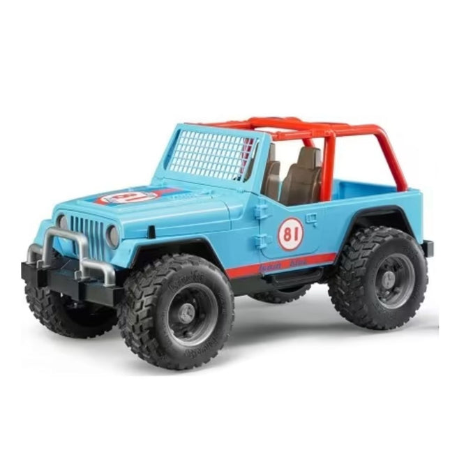 BRUDER 02541 Jeep Cross Country Racer Μπλε με Οδηγό Απόλυτη Δράση Εκτός Δρόμου