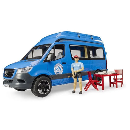 BRUDER 02684 Τροχόσπιτο MB Sprinter με Φιγούρα & Αξεσουάρ Απόδραση στη Φύση με Στυλ και Άνεση!