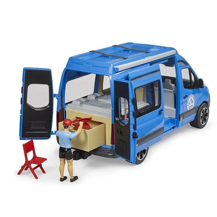 BRUDER 02684 Τροχόσπιτο MB Sprinter με Φιγούρα & Αξεσουάρ Απόδραση στη Φύση με Στυλ και Άνεση!