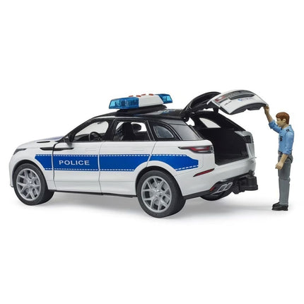 BRUDER 02890 Αστυνομικό Όχημα Range Rover Velar με Φιγούρα Αστυνομικού Δράση & Επιβολή του Νόμου!