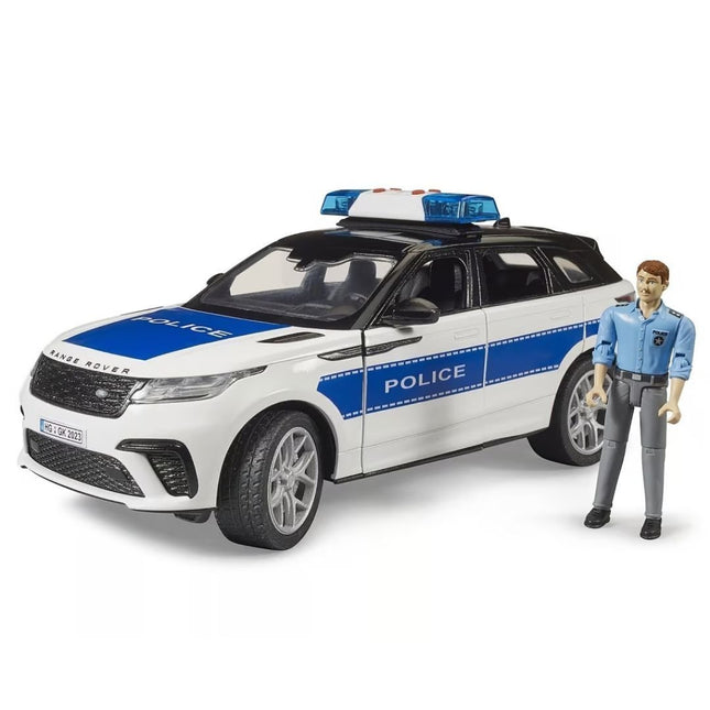 BRUDER 02890 Αστυνομικό Όχημα Range Rover Velar με Φιγούρα Αστυνομικού Δράση & Επιβολή του Νόμου!