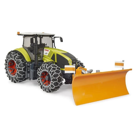BRUDER 03018 Claas Axion 950 με Αλυσίδες Χιονιού & Λεπίδα Εκχιονισμού Απόλυτος Έλεγχος στις Δύσκολες Συνθήκες!