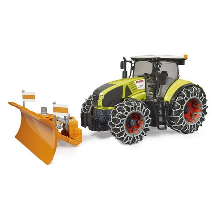 BRUDER 03018 Claas Axion 950 με Αλυσίδες Χιονιού & Λεπίδα Εκχιονισμού Απόλυτος Έλεγχος στις Δύσκολες Συνθήκες!