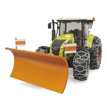 BRUDER 03018 Claas Axion 950 με Αλυσίδες Χιονιού & Λεπίδα Εκχιονισμού Απόλυτος Έλεγχος στις Δύσκολες Συνθήκες!