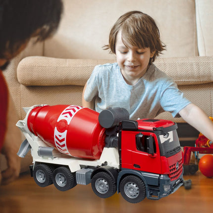 BRUDER 03655 Φορτηγό Ανάμειξης Σκυροδέματος Mercedes-Benz Arocs Ρεαλιστική Λειτουργία & Ανθεκτική Κατασκευή