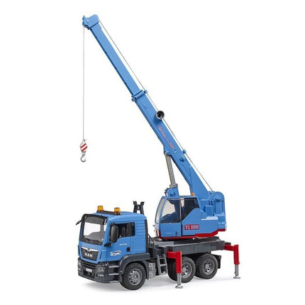 BRUDER 03771 Man TGS Φορτηγό Γερανός Ρεαλιστική Ανύψωση & Φόρτωση για Δυναμικό Παιχνίδι Κατασκευών