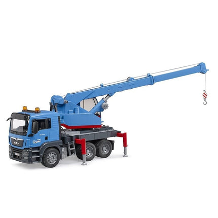 BRUDER 03771 Man TGS Φορτηγό Γερανός Ρεαλιστική Ανύψωση & Φόρτωση για Δυναμικό Παιχνίδι Κατασκευών
