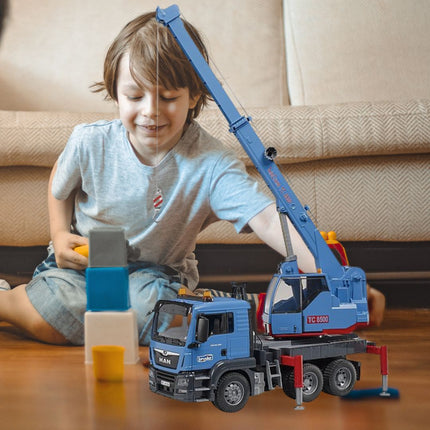 BRUDER 03771 Man TGS Φορτηγό Γερανός Ρεαλιστική Ανύψωση & Φόρτωση για Δυναμικό Παιχνίδι Κατασκευών
