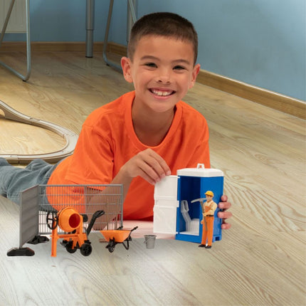 BRUDER 62008 Bworld Σετ Κατασκευών Ρεαλιστικό Περιβάλλον Εργοταξίου για Δημιουργικό Παιχνίδι