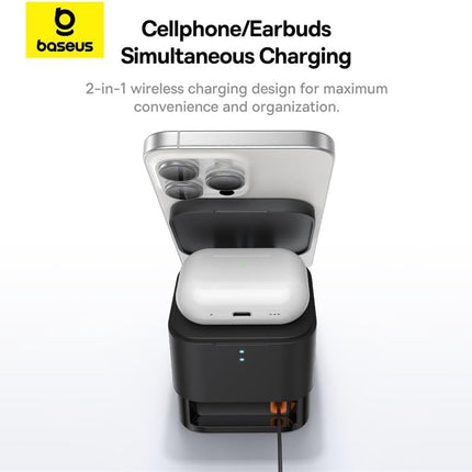 Baseus Charger Desktop Wireless 25W MagPro 2-in-1 Black