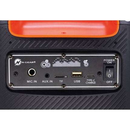 N-Gear The Flash Banger 606 Portable Karaoke Speaker LED/USB/Mic
