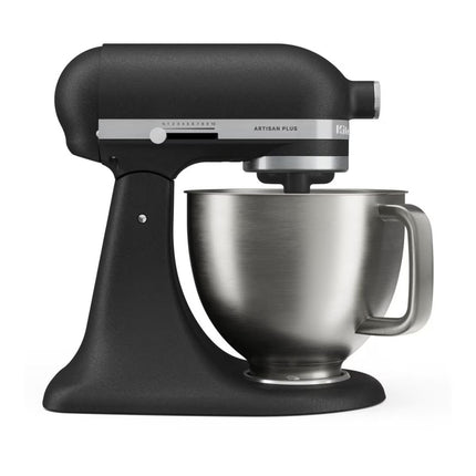 KitchenAid Artisan Plus Μίξερ Tilt-Head 4.7L 325W με Φωτισμό Μπολ, Πλανητική Κίνηση και Precision Speed Control 5KSM50PKVBBK Cast Iron Black