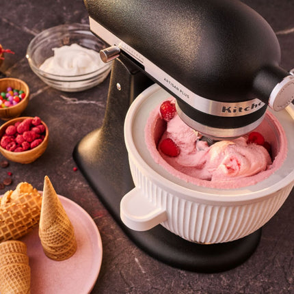 KitchenAid Artisan Plus Μίξερ Tilt-Head 4.7L 325W με Φωτισμό Μπολ, Πλανητική Κίνηση και Precision Speed Control 5KSM50PKVBBK Cast Iron Black